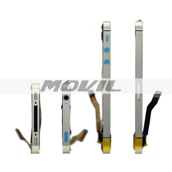 For iPhone 4S Middle Frame Assembly Mid Bezel Chassis Full Assembly Replacement for iPhone 4S Midframe